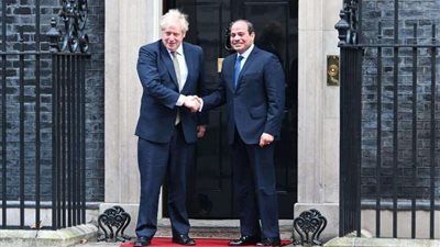 جونسون للرئيس السيسي: مصر أحد أهم شركاء بريطانيا فى الشرق الأوسط