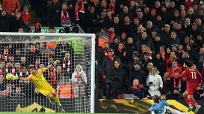 بعد هدفه اليوم.. صلاح يحقق رقما قياسيا أمام مانشستر سيتي (فيديو)