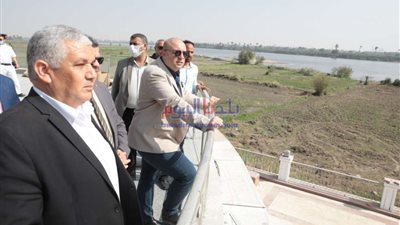 محافظ بني سويف يتفقد الأعمال النهائية بمشروع تطوير كورنيش النيل السفلي