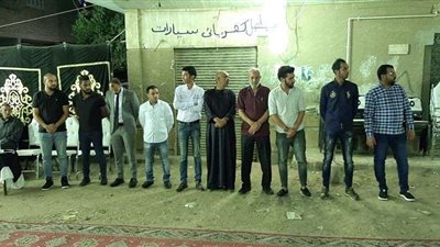 بدء عزاء علاء علي لاعب الزمالك (صور)