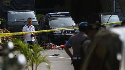 تفجير انتحاري يهز مقرًا للشرطة في إندونيسيا
