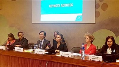 وزيرة الاستثمار تشارك في المؤتمر الدولي رفيع المستوى لـ