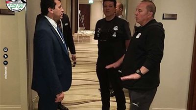 بالصور.. وزير الشباب والرياضة يزور معسكر المنتخب الأولمبي