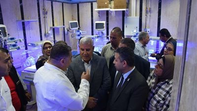 الغرابلي يفتتح مركز حضانات مستشفى أطفال مطروح