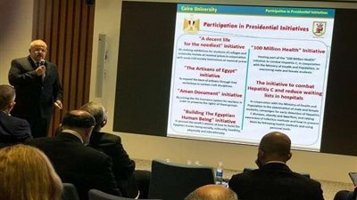 الخشت يستعرض جهود جامعة القاهرة في إكسبو2021 بدبي