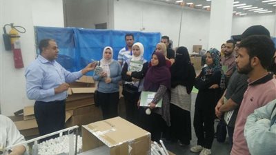 التعليم العالي: زيارة الفوج الرابع من طلاب جامعة بورسعيد لمصنع الإلكترونيات