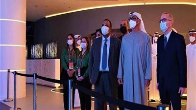 بن زايد يزور الجناح المصري بمعرض إكسبو 2020 دبى.. صور
