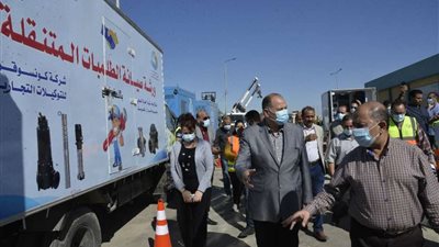 محافظ أسيوط يشيد بـ استعداد معدات شركة المياه لمواجهة الأزمات والكوارث