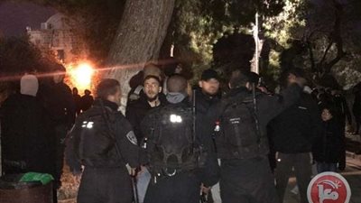 مواجهات مع الاحتلال عقب مسيرة دعم للأسرى المضربين في الخليل