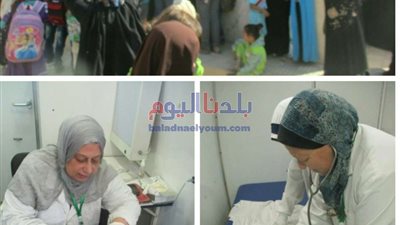 الكشف على 1415 مواطن بـ