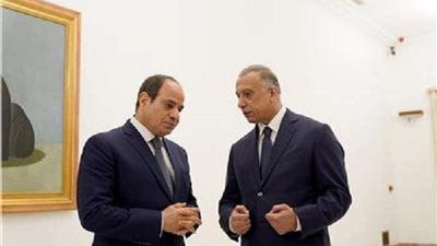 الرئيس السيسي يدين محاولة اغتيال رئيس الوزراء العراقي