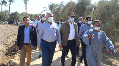 عبد العاطي يتفقد أعمال تأهيل ترعة قوتة وتأهيل ٢ من المساقي