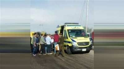 مصرع شخصين وإصابة 4 آخرين في حادث تصادم بأسيوط