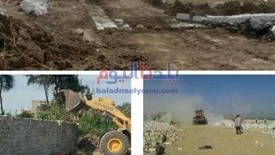 إزالة 162حالة تعد على أراضي الدولة بعد مرور 4 أيام من الموجة الـ14 ببني سويف