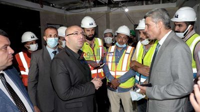 محافظ بني سويف يتفقد سير العمل في مشروع إنشاء المقر الرئيسي للبريد