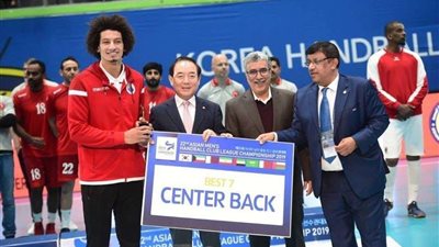 علي زين أفضل لاعب يد في أسيا