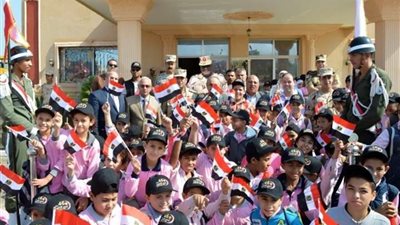 الجيش الثاني ينظم زيارات لطلاب العريش إلى قطاع تأمين شمال سيناء