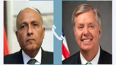 سامح شكري يجري اتصالاً هاتفياَ بالسيناتور الأمريكي ليندسي جراهام