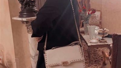 وفاء عامر تخطف الانظار فى احدث ظهور لها من المنزل