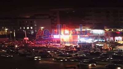صور جديدة لحريق حلواني العبد في السادس من أكتوبر