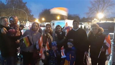 علاء ثابت: الجالية المصرية في ألمانيا تحدّت البرد والمطر من أجل عيون الرئيس السيسي