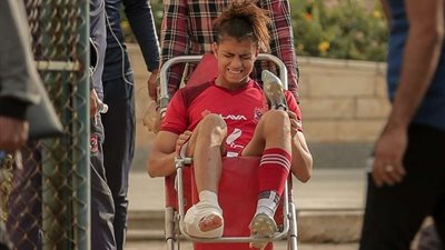 مفاجأة.. إصابة قوية للاعب الأهلي