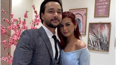 محمود المهدي بعد انفصاله عن منه عرفه: كل واحد بيألف ويتخيل على مزاجه