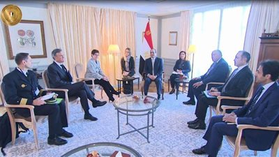 السيسي يبحث مع وزيرة دفاع ألمانيا سبل التعاون العسكري بين البلدين
