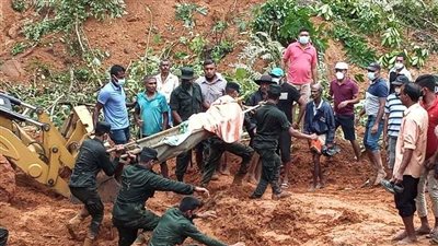 الامطار الغزيرة في الهند وسريلانكا تتسبب وفاة 41 شخصا