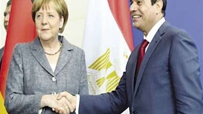 ميركل تستقبل الرئيس السيسي بمقر المستشارية الألمانية