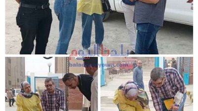 دينا عمر تتفقد محطة الإسكان الإجتماعي ببني سويف