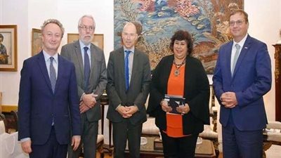 وزيرة الثقافة وسفير التشيك يبحثان سبل التعاون المشترك