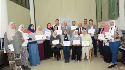 جامعة أسيوط تختتم أعمال دورتها التدريبية لرفع كفاءة أعضاء هيئة التدريس