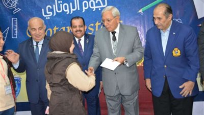 محافظ الدقهلية يشهد حفل ختام مسابقة نجوم الروتاري لطلاب المدارس