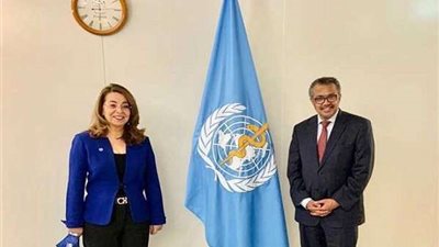 غادة والي ومنظمات دولية يبحثان سبل مكافحة الجريمة والمخدرات