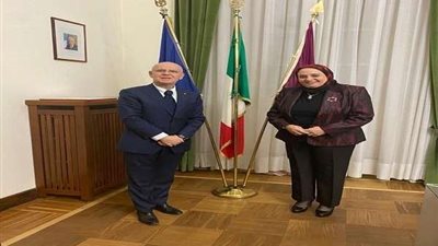 مباحثات مصرية ايطالية بشأن تحسين أوضاع المصرين في روما