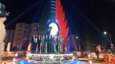 رئيس جهاز مدينة بدر يشهد افتتاح ميدان مصطفى كامل بعد تطويره