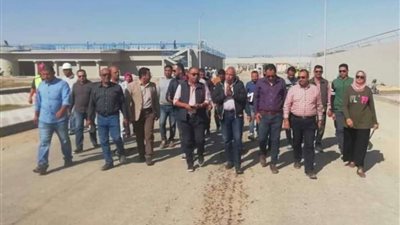 رئيس هيئة المجتمعات العمرانية يشيد بمشروع معالجة الصرف الصحي بالمنيا الجديدة