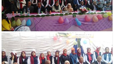 الإدارة التعليمية بأسيوط تكرم مديرة مدرسة منقباد الإعدادية بنات لبلوغها سن المعاش