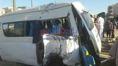 مصرع وإصابة 5 أشخاص إثر حادث انقلاب سيارتين خلال موكب زفاف بالبحيرة