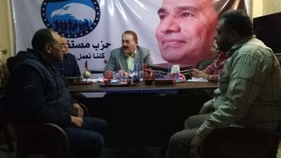 مستقبل وطن بمدينة نصر يعقد اجتماعاً مع الشياخات لحل مشاكل المواطنين (صور)