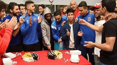 الأهلي يحتفل بعيد ميلاد جيرالدو