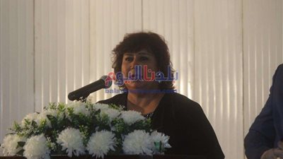 وزيرة الثقافة تحضر حفل تأبين هيثم أحمد زكي بقصر السينما (صور)