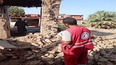 أهالي اسوان يكشفون موعد إخلاء المنازل المهدمة من السيول