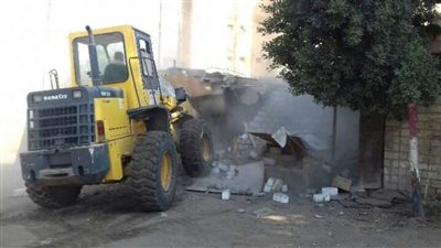 إزالة 4241 حالة تعد على أملاك الدولة بمراكز المنيا