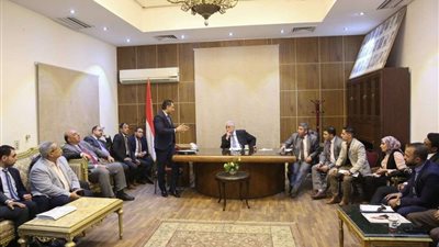 بالصور.. نقيب المحامين يتفقد لجان الجمعية العمومية المقرر انعقادها غدًا