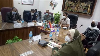 رئيس مدينة أشمون يشارك باجتماع مجلس كلية التربية النوعية