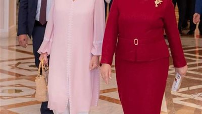 انتصار السيسي: سعدت باستقبال الدوقة كاميلا والأمير تشارلز.. صور