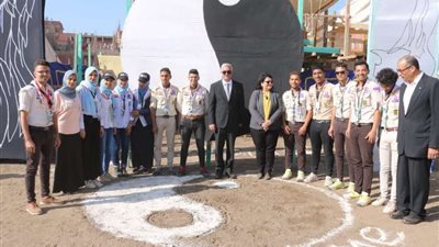 رئيس جامعة المنوفية ونائبه يفتتحان مهرجان الجوالة الكشفي الـ37