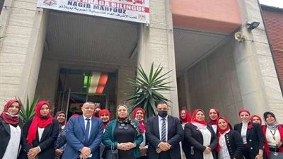 زيارة القنصلية المصرية في ايطاليا لـ مدرسة نجيب محفوظ